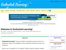 Tablet Screenshot of enchantedlearning.com